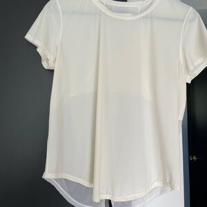 Zyia white workout top, size Large